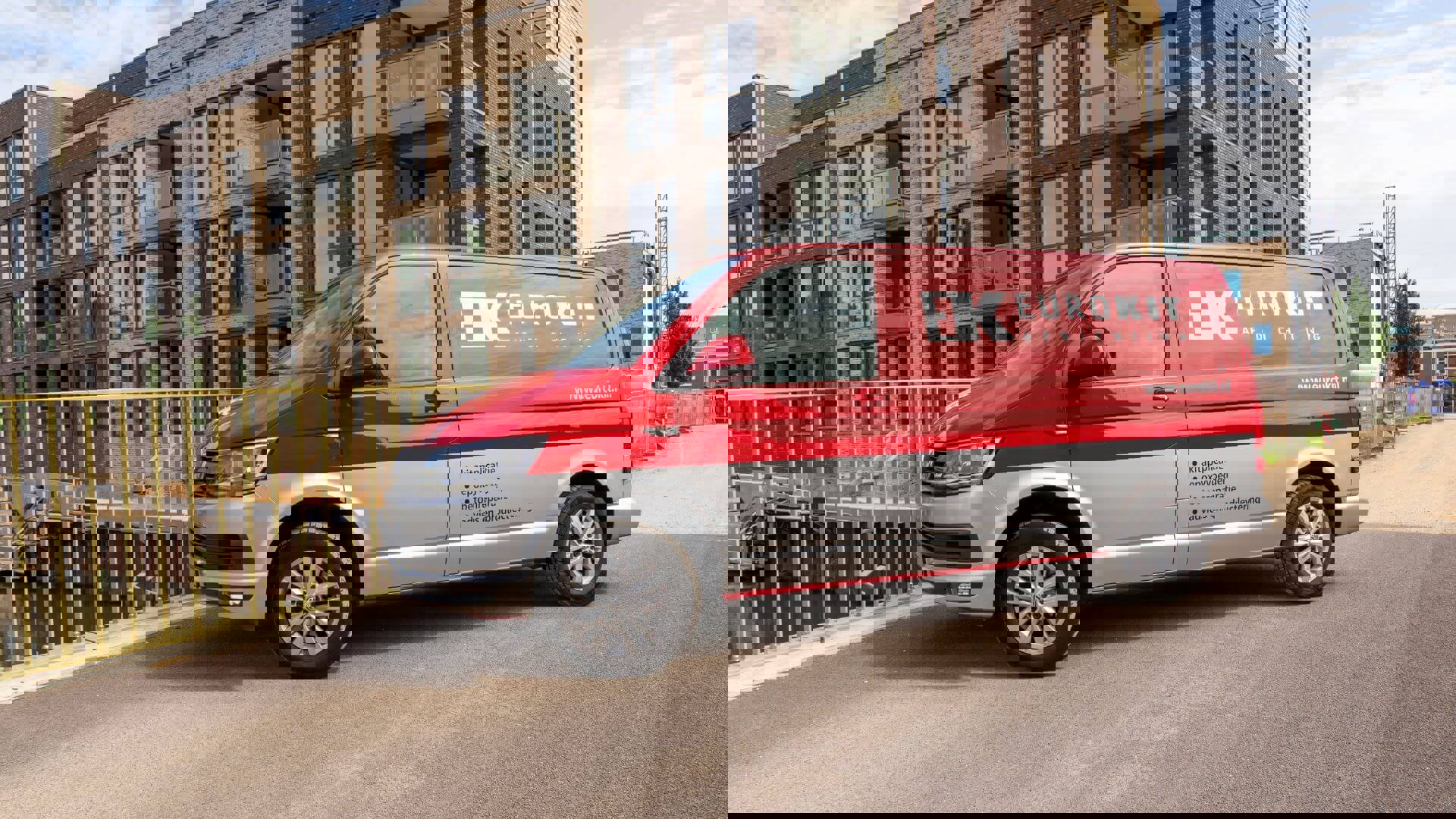 Bedrijfsbus op locatie